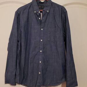 Stitch Fix | Rye by Hawker Rye Mens Silva Garment Wash Blue Distressed‎ Sz L NEW